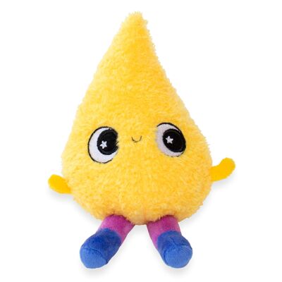 Mini peluche jaune goutte de pluie