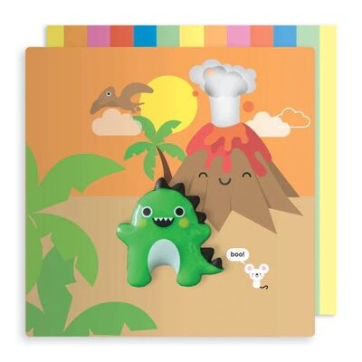 Dinosaur Magnet Card
