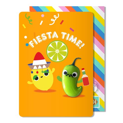 Fiesta Time Magnet Card