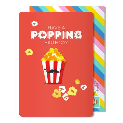 Popping Birthday Magnet Card