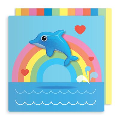 Dolphin Magnet Card