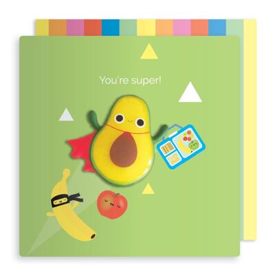 Avocado Magnet Card