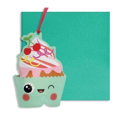 Inflatable Cupcake Card