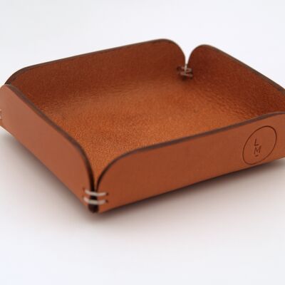 small leather tray