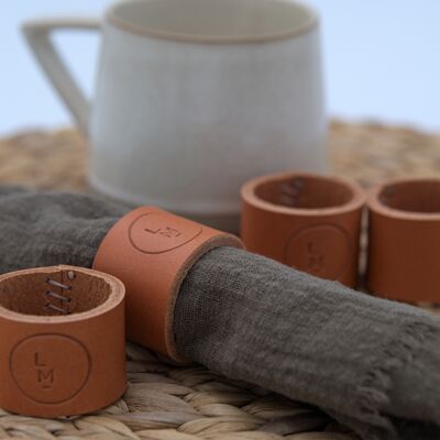 leather napkin rings