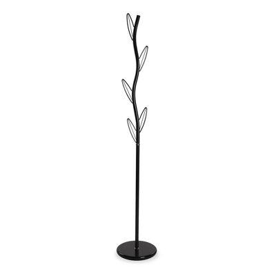 METAL COAT RACK LEAVES BLACK 18790764