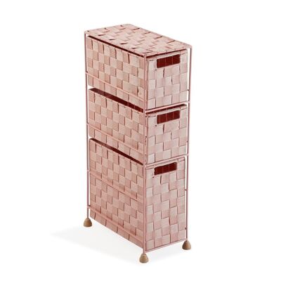 Mueble baño 3 cajones rosa 19480346