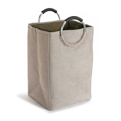 LAUNDRY BASKET WITH BEIGE HANDLES 19485340