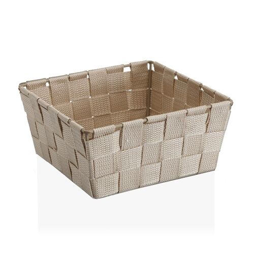 Cesta alargada beige 19487145