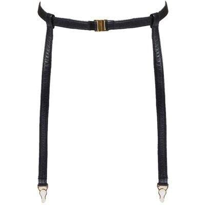 Nina Leather Suspender Belt