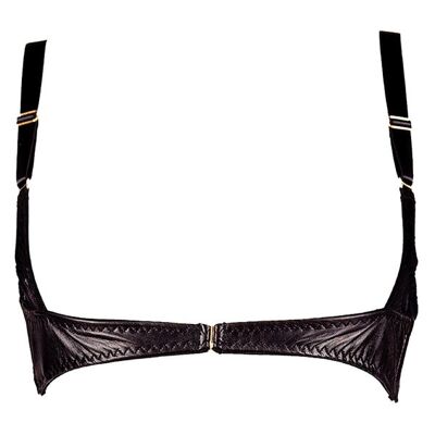 Montana Leather Open Cupped Harness Bra