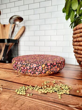 Couvre-plat à l'unité (Taille S, M, L et XL) imperméables en tissu conçu pour le contact alimentaire 14