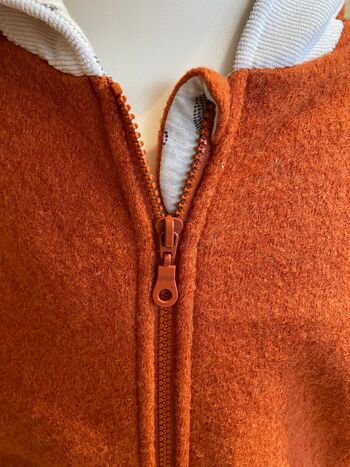 Veste en laine renard "Orange & Baby Fox" prête à être expédiée - Milli Wonka* 3