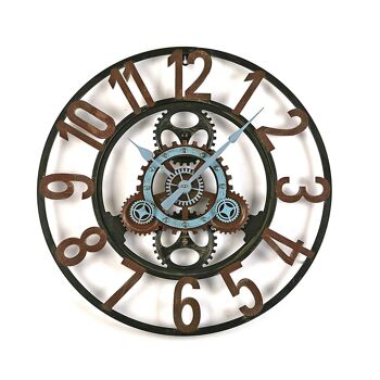 HORLOGE MURALE EN MÉTAL 60CM 21110022 1