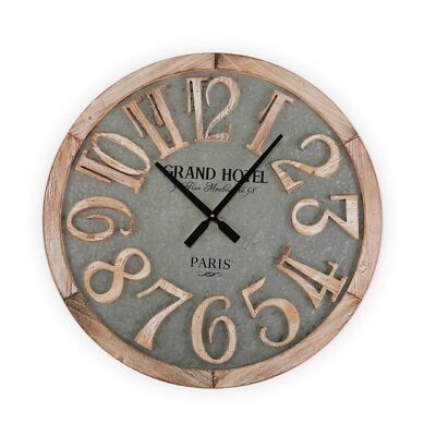 HORLOGE MURALE EN BOIS 60 CM HÔTEL 21110026