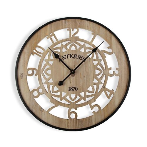 Reloj pared madera 60 cm 21110268
