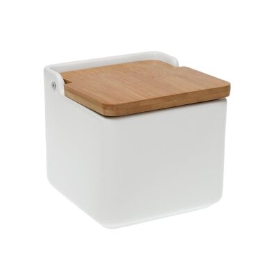 SALIÈRE EN BAMBOU BLANC 21440152