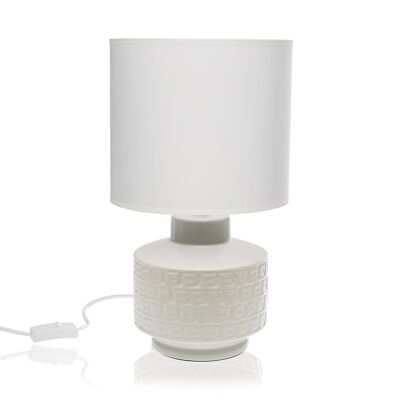 GREEK WHITE TABLE LAMP 21500052