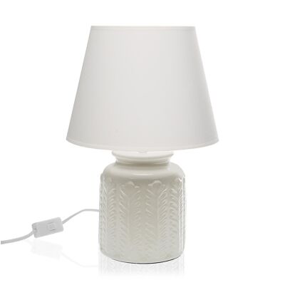 WHITE LEAF TABLE LAMP 21500054