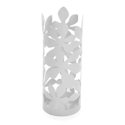 WHITE FLOWERS UMBRELLA STAND 21700024