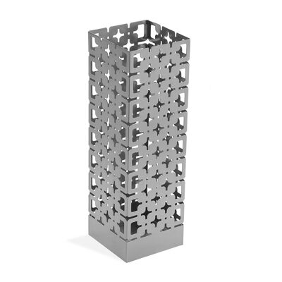 SILVER SQUARE UMBRELLA STAND 21700036