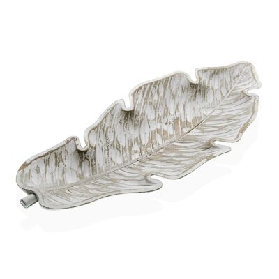 WHITE LEAF TABLE CENTERPIECE 21860030