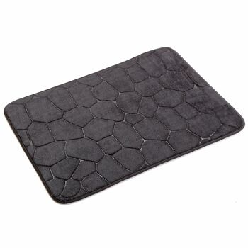 TAPIS DE SALLE DE BAIN NOIR 45X70CM 21880034 1