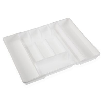 WHITE EXTENDABLE CUTLERY TRAY 21890041