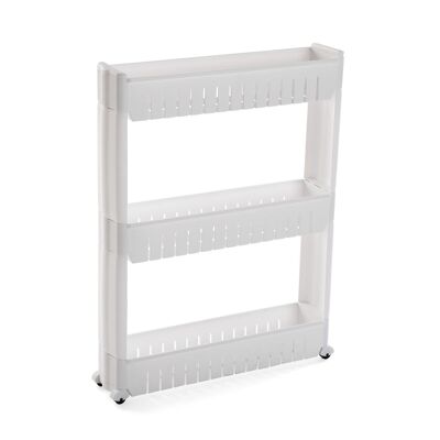 BATHROOM TROLLEY 3 SHELVES WITH WHEELS 21890123