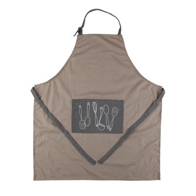 LIGHT BROWN APRON 22000076