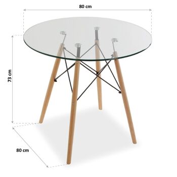 TABLE RONDE EN VERRE 22020050 4