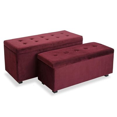 SET OF 2 GARNET BED FEET 22050014