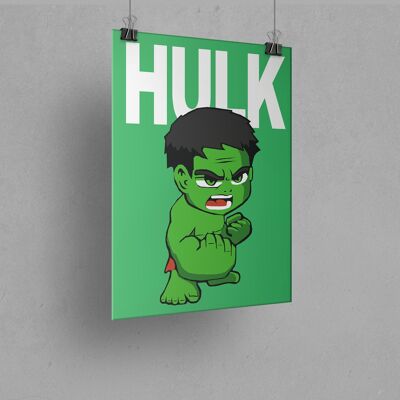 Hulk A4 - Cadre 30x40cm