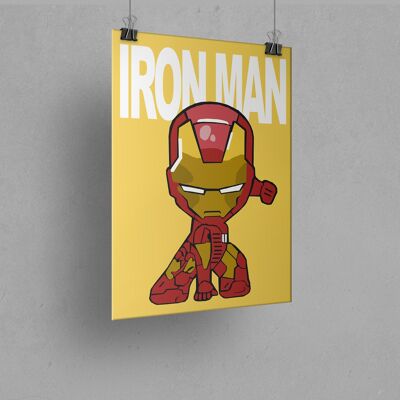 Iron Man A4 - Frame 30x40cm