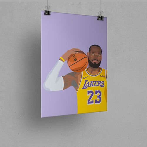 Lebron A4 - Cadre 30x40cm