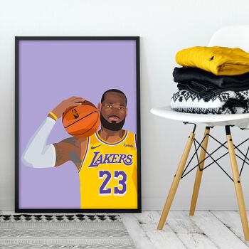 Lebron A4 - Cadre 30x40cm 4