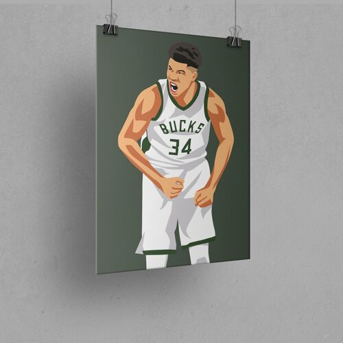 Giannis A3 - Cadre 40x50cm