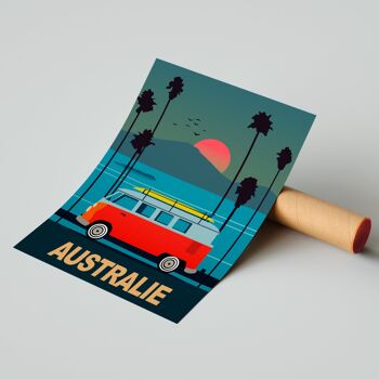 Australie A4 - Cadre 30x40cm 2