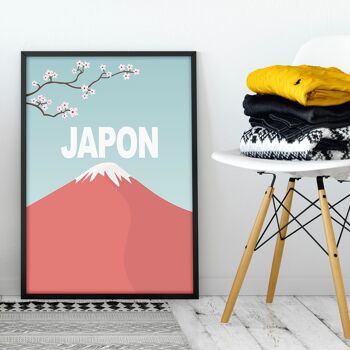 Japon A3 - Cadre 40x50cm 3