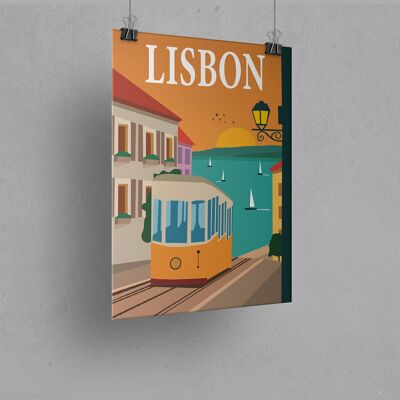 Lisbon A4 - Cadre 30x40cm