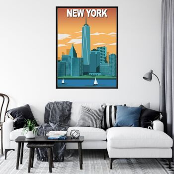 New York A4 - Cadre 30x40cm 4