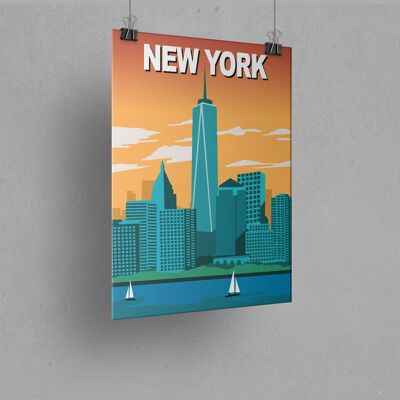 Nueva York A3 - Marco 40x50cm