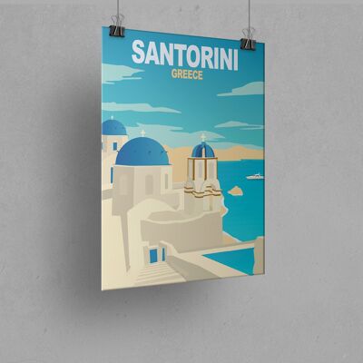 Santorini A4 - Frame 30x40cm