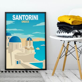 Santorin A4 - Cadre 30x40cm 3