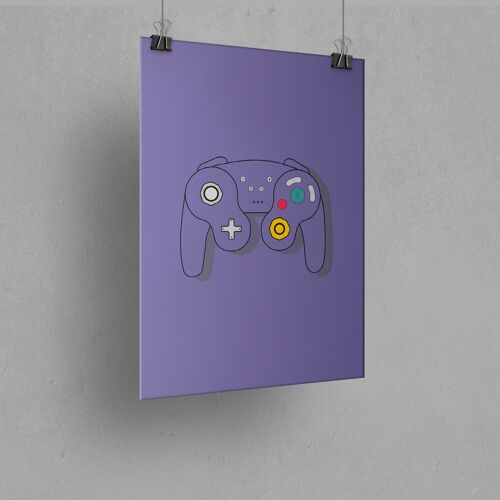 Gamecube A3 - Cadre 40x50cm