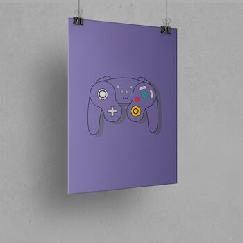 Gamecube A3 - Cadre 40x50cm 1