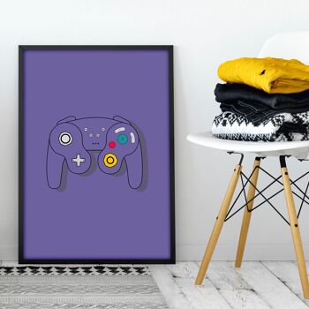 Gamecube A3 - Cadre 40x50cm 3