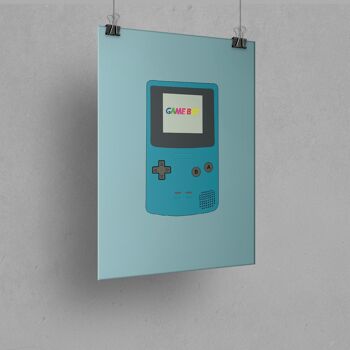 Gameboy Color A4 - Cadre 30x40cm 2