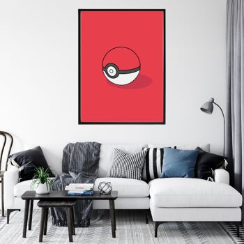 Pokeball A4 - Cadre 30x40cm 4