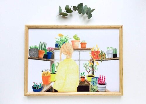 Greenhouse A4 Art Print